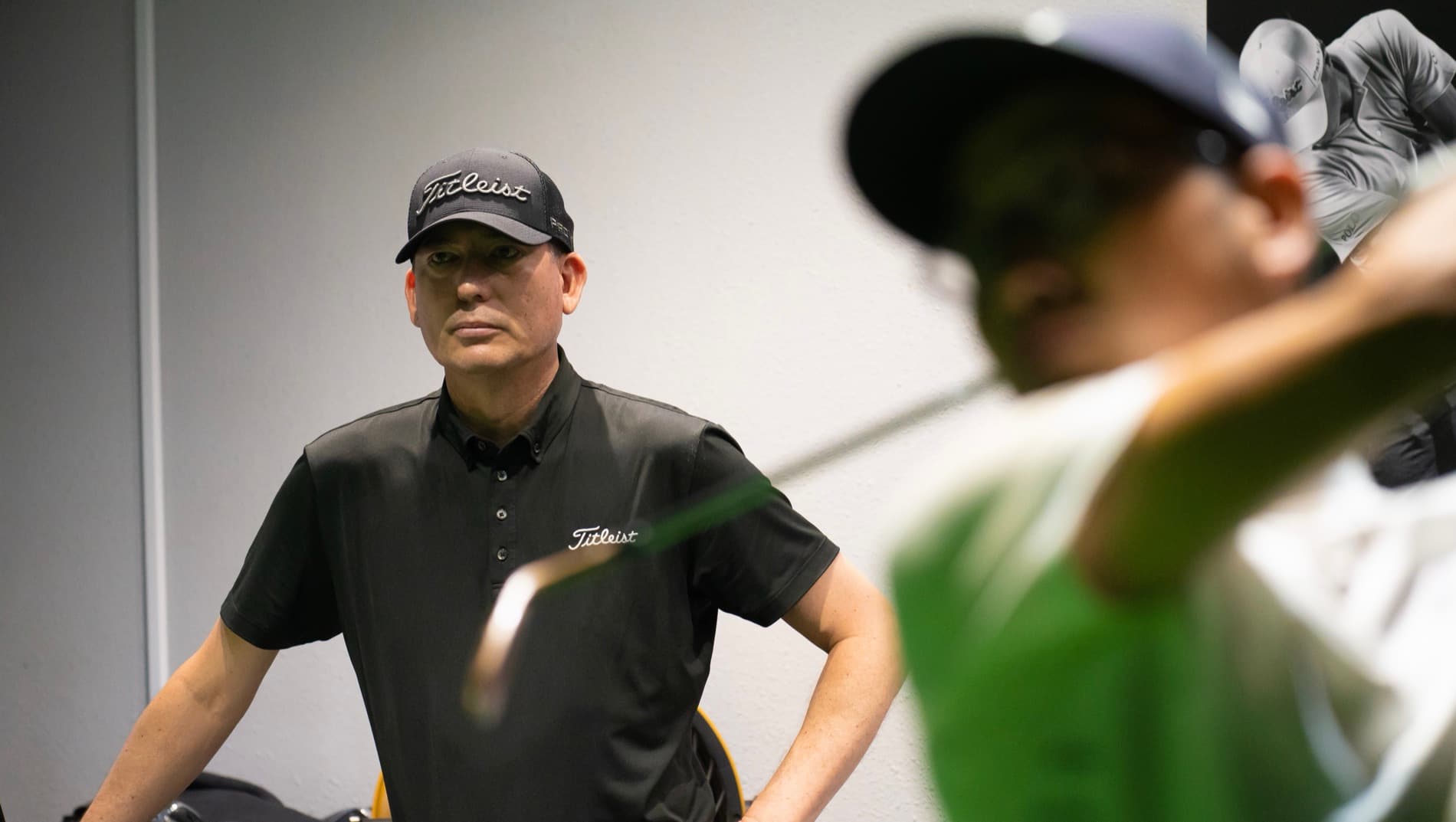 Michael Tomoya Smith, golf coach, at Umesato Country Club